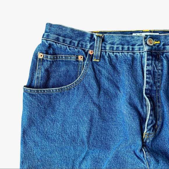 Columbia Sz 34 X 31 Brush Guard Reinforced Canvas Denim Hunting Jeans Pants - Picture 3 of 11